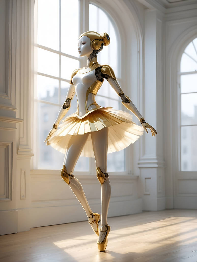 Ballet dancing android girl by JamesBrey on DeviantArt
