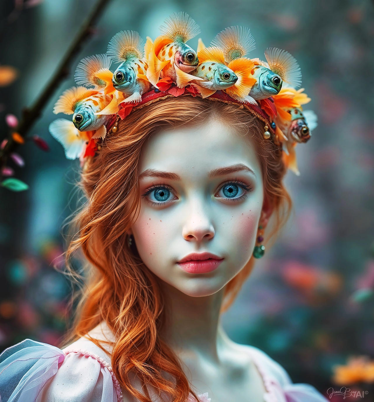Pretty Primcess Pretty Princess wearing crown of fish by JamesBrey on DeviantArt