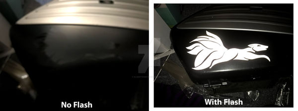 Motorcycle Box Reflective Decal