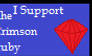The Crimson Ruby - Support Stamp