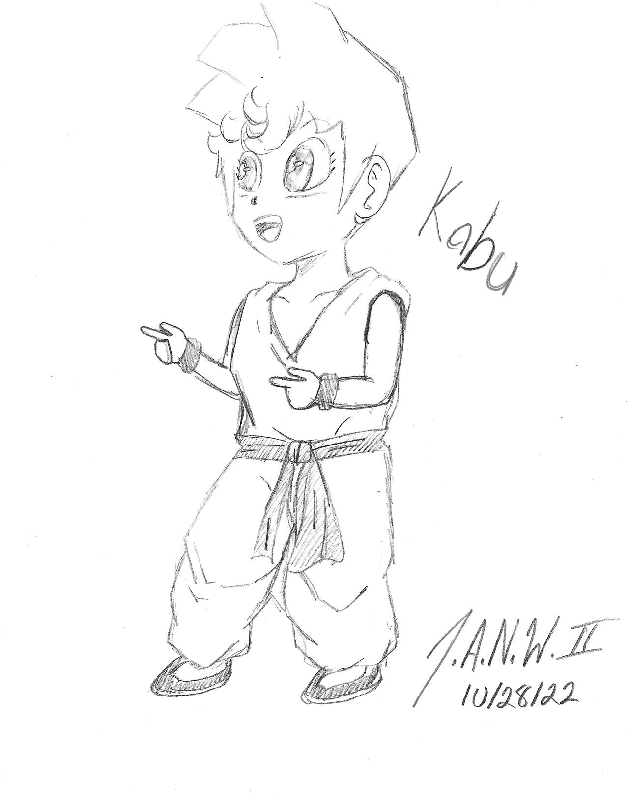 Kabebe Drawing Kid Kabu_QuickDraft by beastoleon on DeviantArt