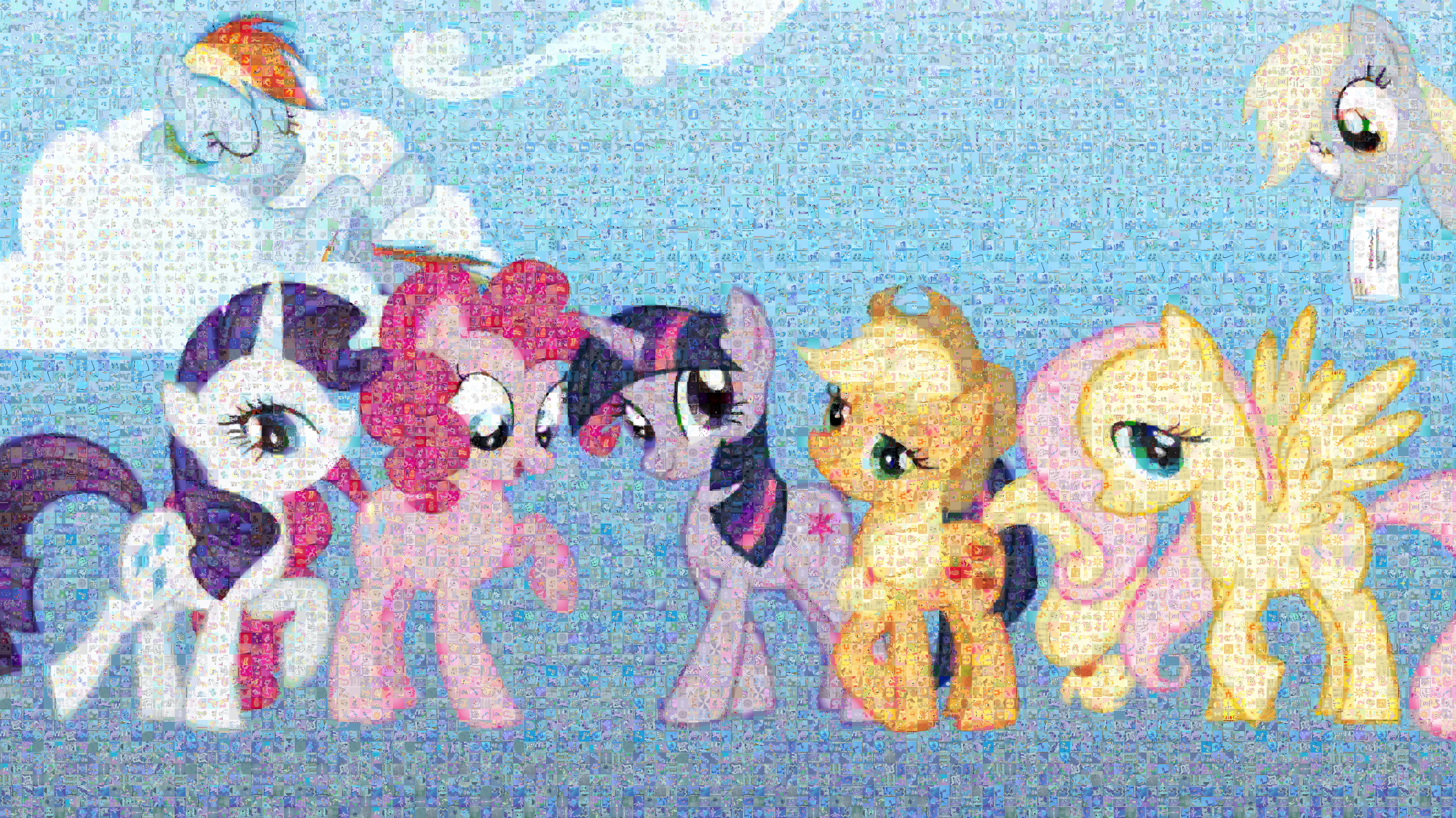 Mane 6 + Derpy