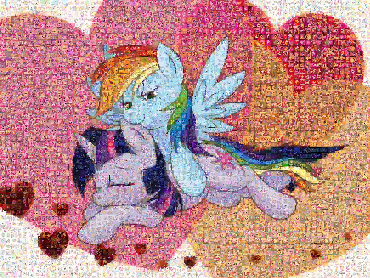 TwilightxRainbowdash mosaic