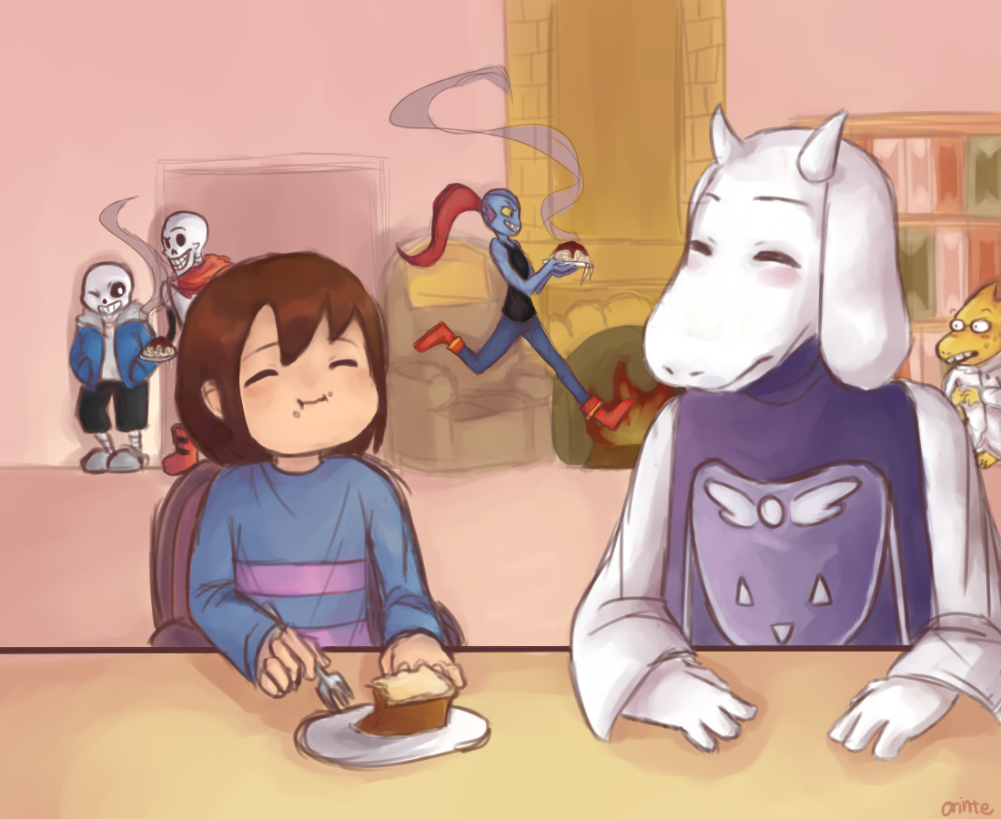 Undertale Cinnamon-Butterscotch Pie