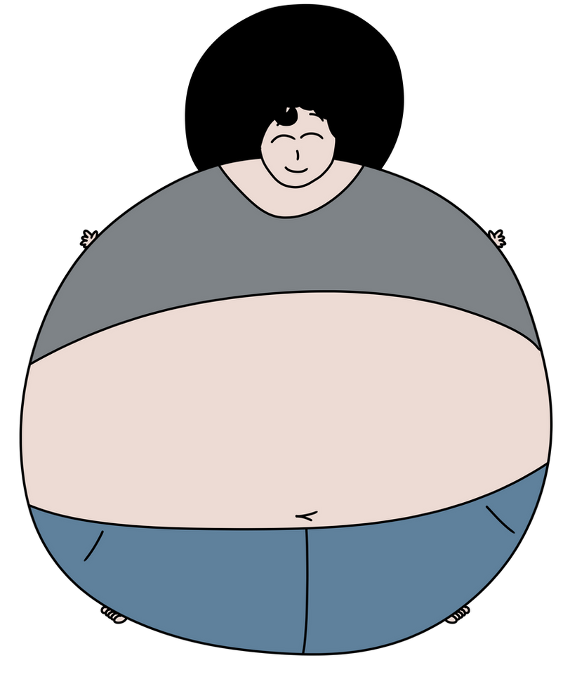 Me inflated with an afro by PuffyOvidio16 on DeviantArt