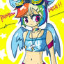 gijinka rainbow dash