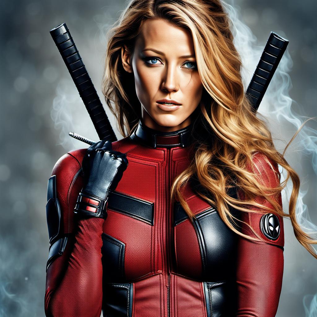Blake Lively Deadpool by Sumatribe on DeviantArt