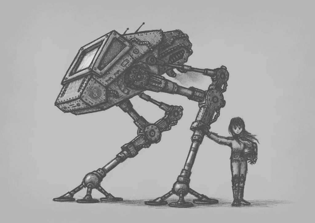 Racing mech by Vorisar on DeviantArt
