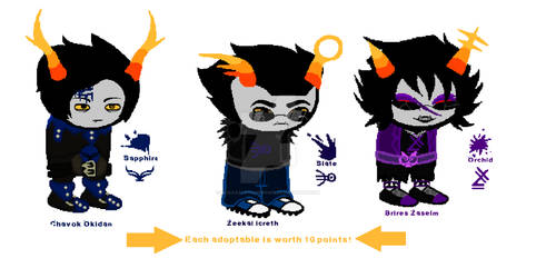 Highblood fantroll ADOPTABLES (1/3 OPEN!!)