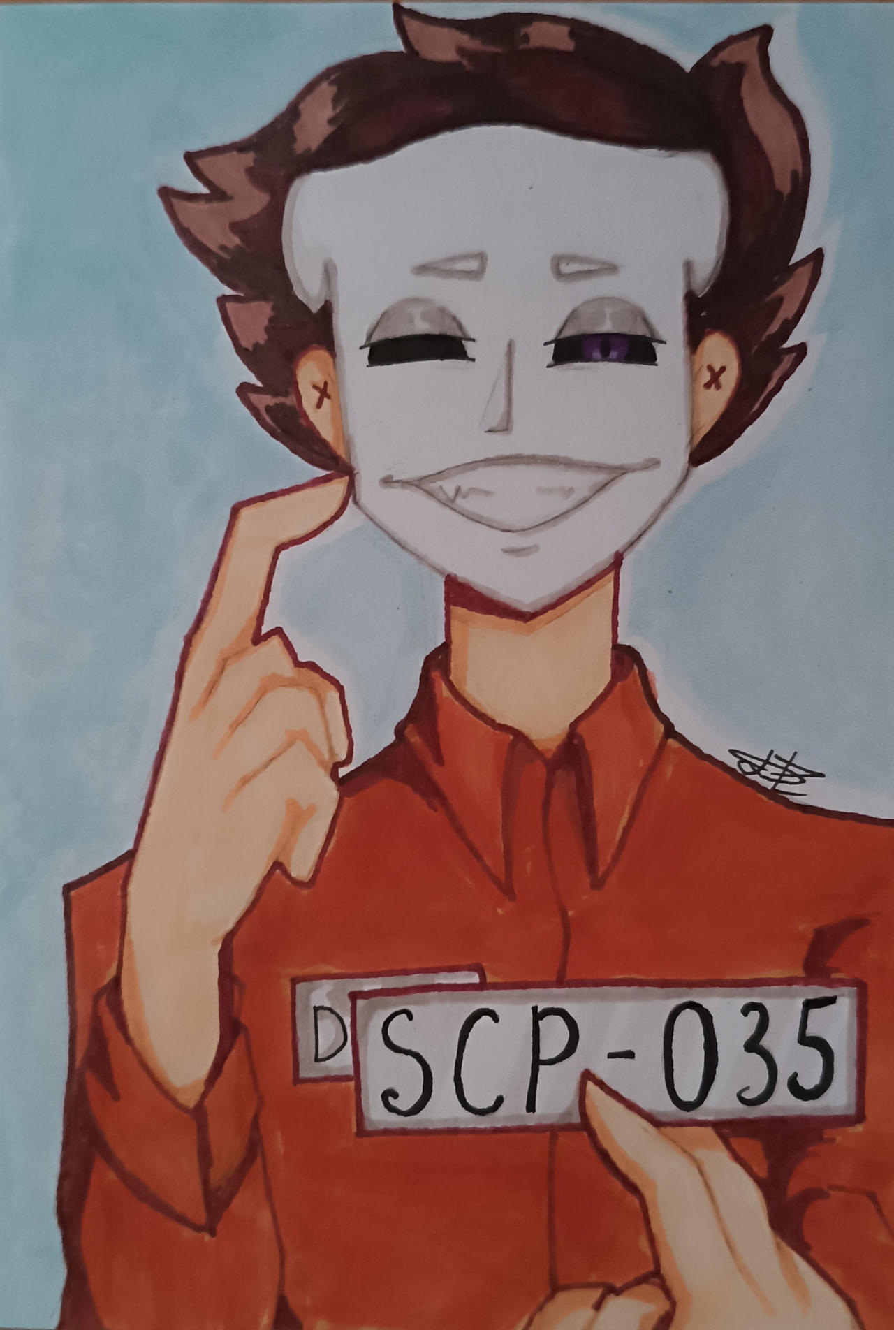 SCP-035 sketch art by DocteurTemps on DeviantArt
