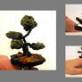 Contemporary bonsai tree ring