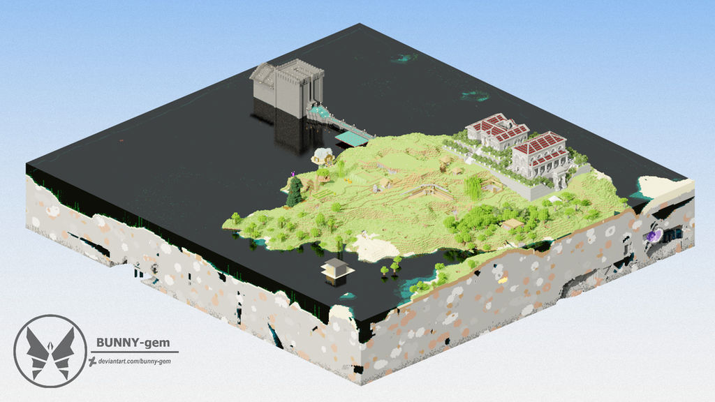 Minecraft Server Render Minecraft Server Render by BUNNY-gem on DeviantArt