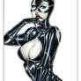 Catwoman Print - Grayscale