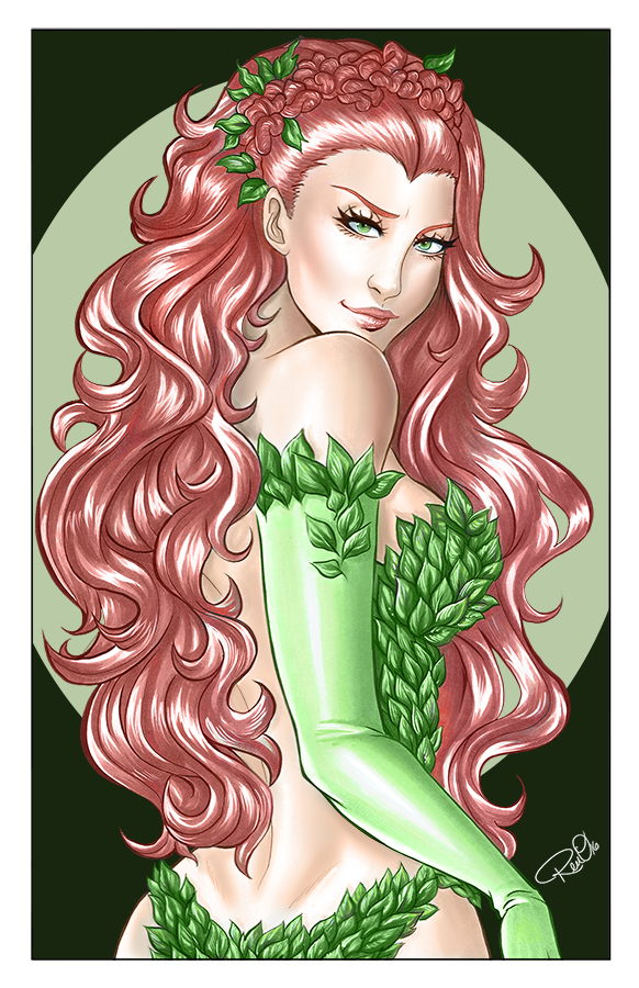 Poison Ivy print - Colored