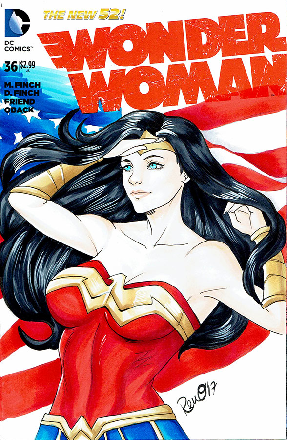 Patriotic Wonder Woman