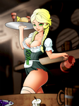 The Waitress by hotpinkevilbunny
