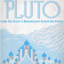 Retro Sci-fi Pluto Travel Poster