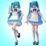 MMD Miku Alice DL