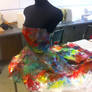 DRESS MADE OUT 100% GLUE AND ACRYLIC