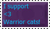 I support Warrior cats stamp