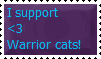 I support Warrior cats stamp by Dolorr