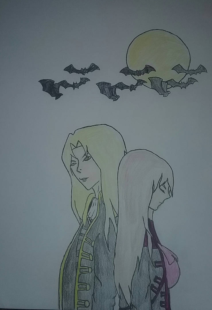 Alucard and his daughter by LillianTheVampire on DeviantArt