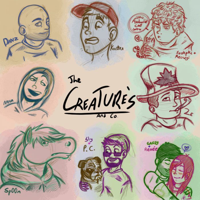 The Creatures and Co. Sketchydoodle