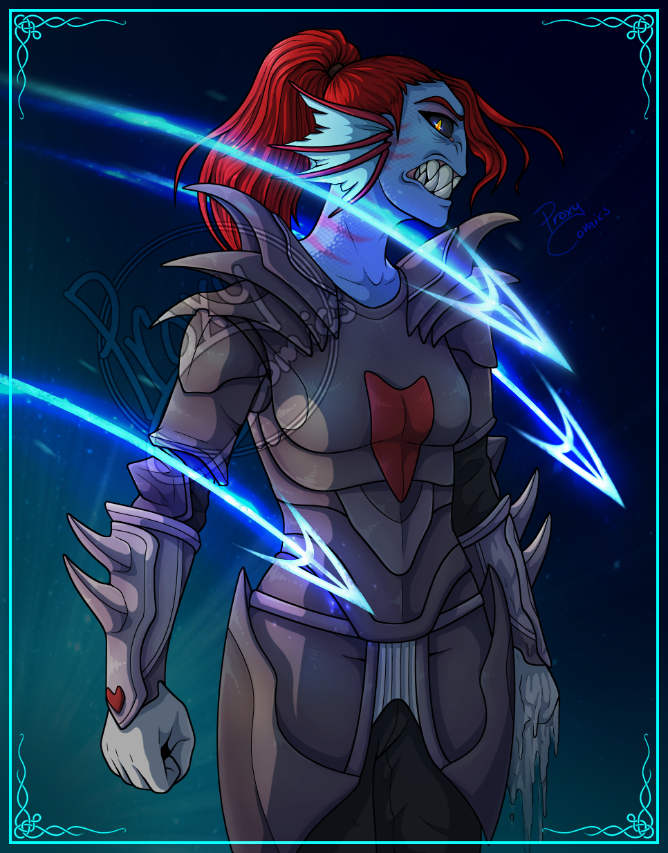 Undyne The Undying By Proxycomics On Deviantart