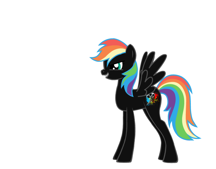 EVIL rainbow dash