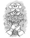 Inktober day 6 ~ Bouquet by Anakinlise006
