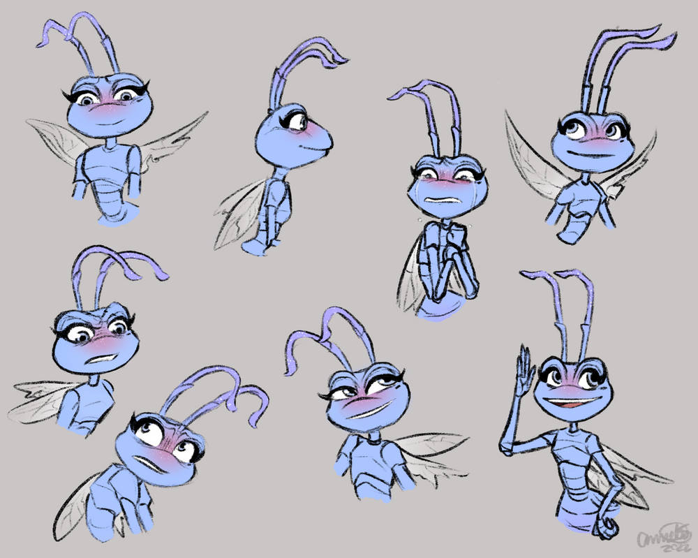 Bug Oc Races Bugs life OC doodles by Anakinlise006 on DeviantArt