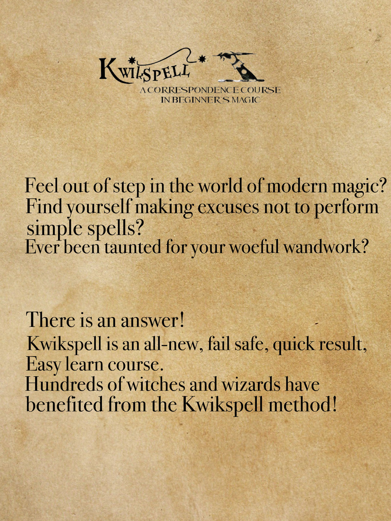 Filchs Kwikspell Letter by Gryffindorjinx on DeviantArt