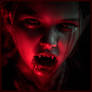 Little Girl Vamp Covered in Blood