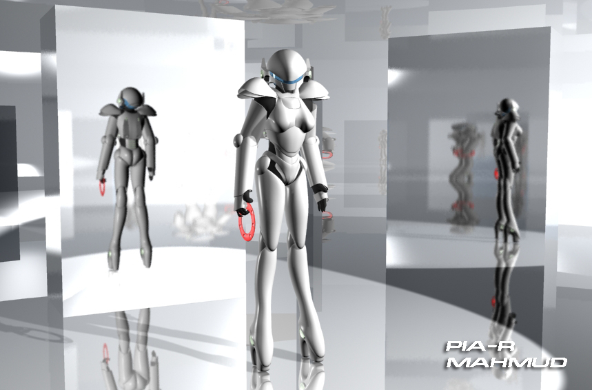 PIA-R  female robot