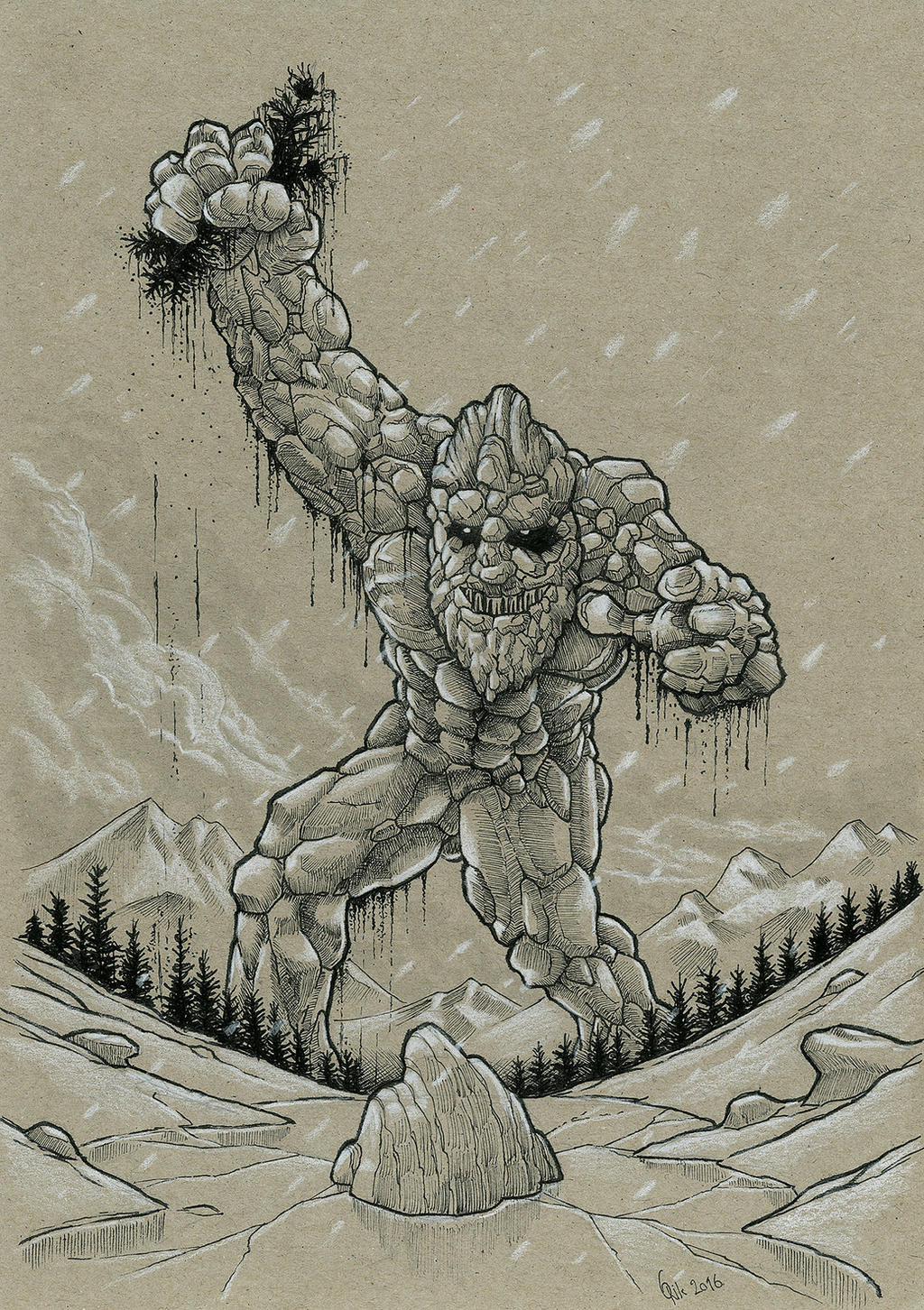 Deviantart Giants Rocks Rockgiant by SkullArt72 on DeviantArt