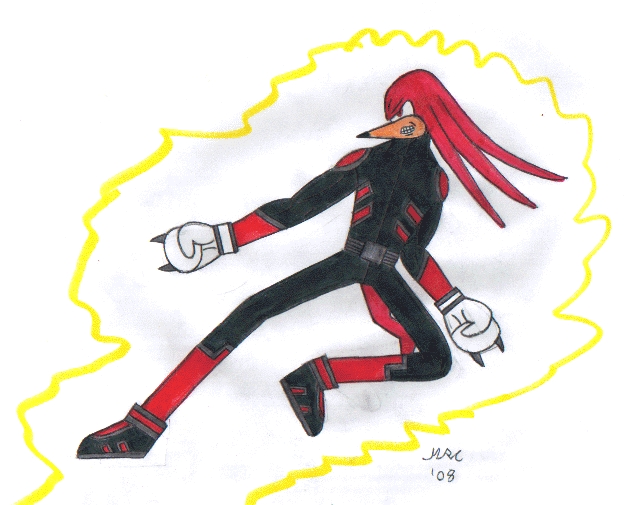 Hyper Knuckles Drawing Hyper Knuckles by batfan20 on DeviantArt
