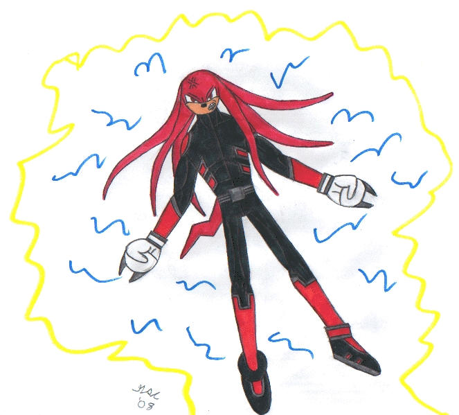 Hyper Knuckles Deviantart Hyper Knuckles 2 by batfan20 on DeviantArt