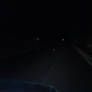Blackwell road at night
