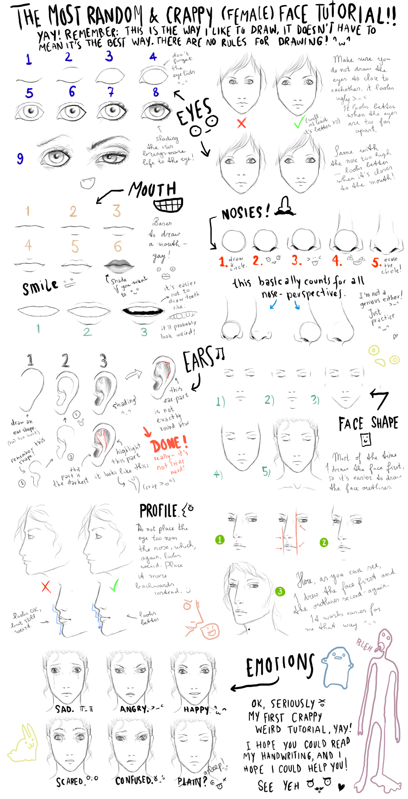 The most random face tutorial