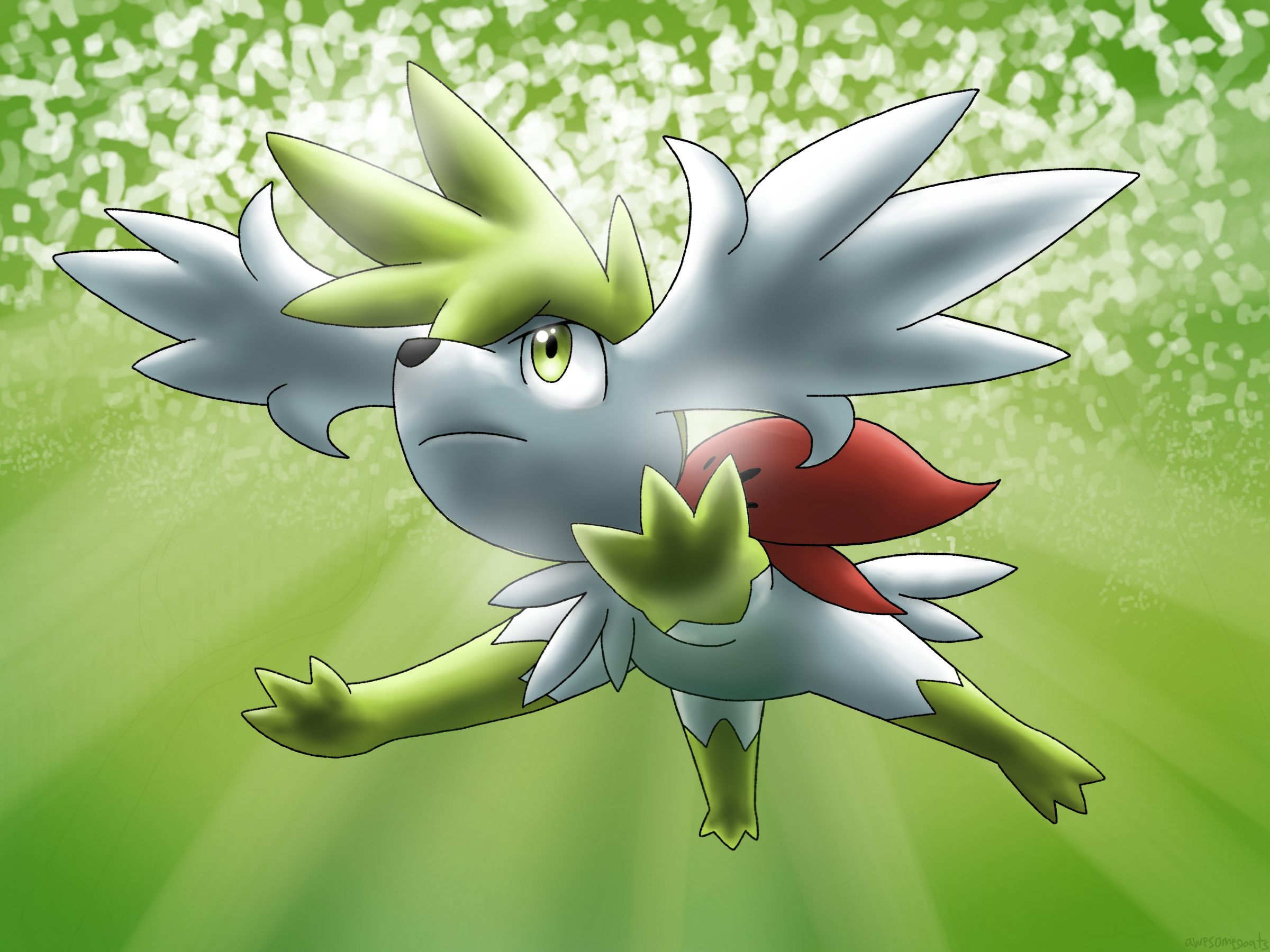 Shaymin Sky Forme Art, Others Added