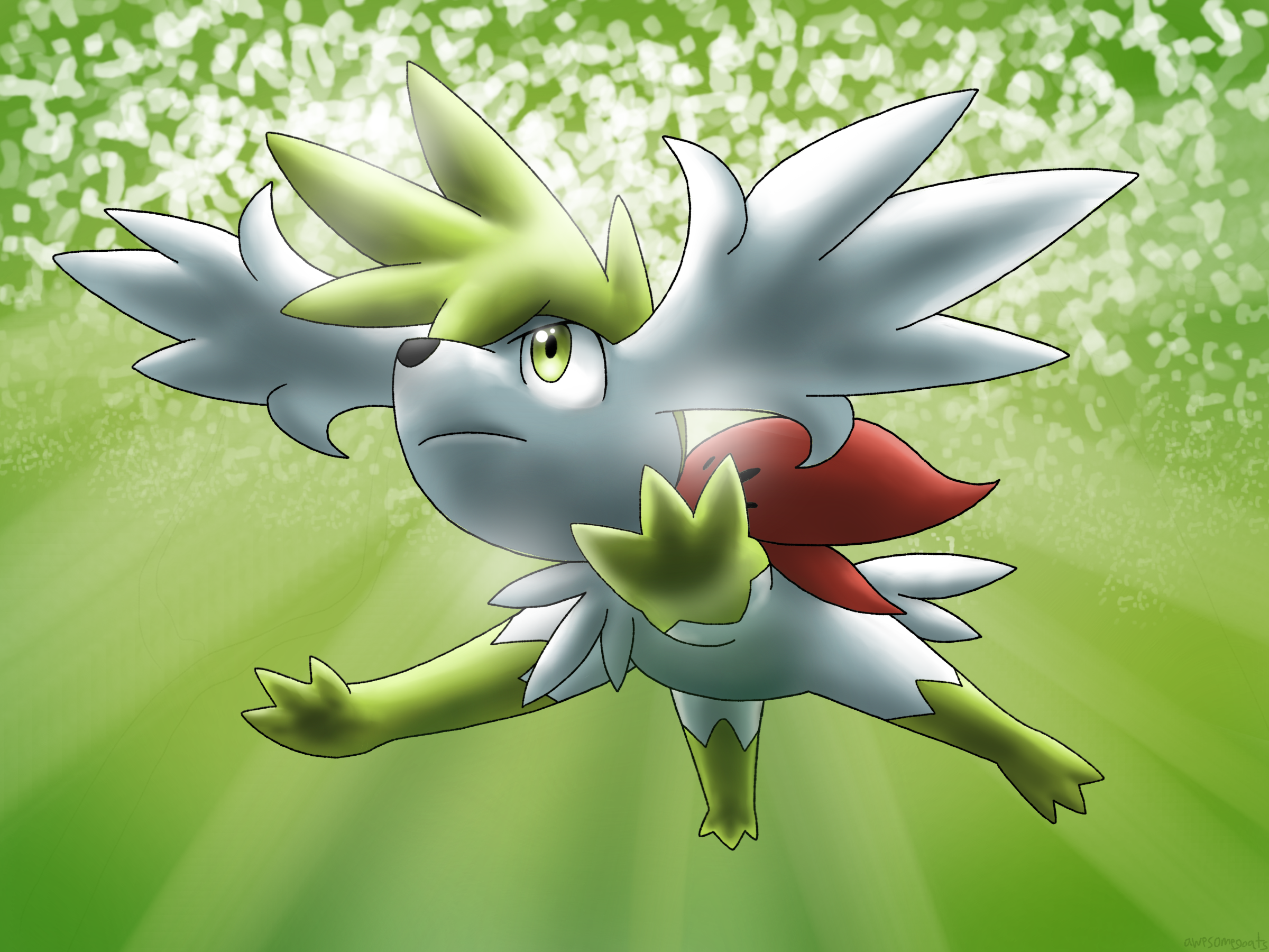 ArtStation - Shaymin Sky Form