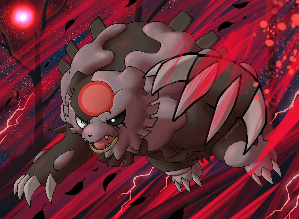 Ursaluna the Blood Moon Beast by awesomegoats on DeviantArt