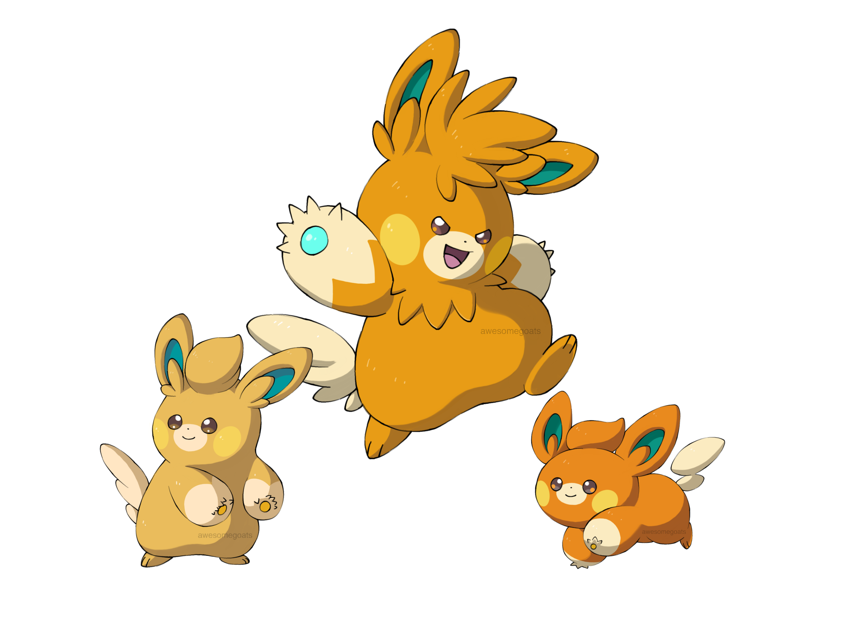 Pawmi Line by awesomegoats on DeviantArt