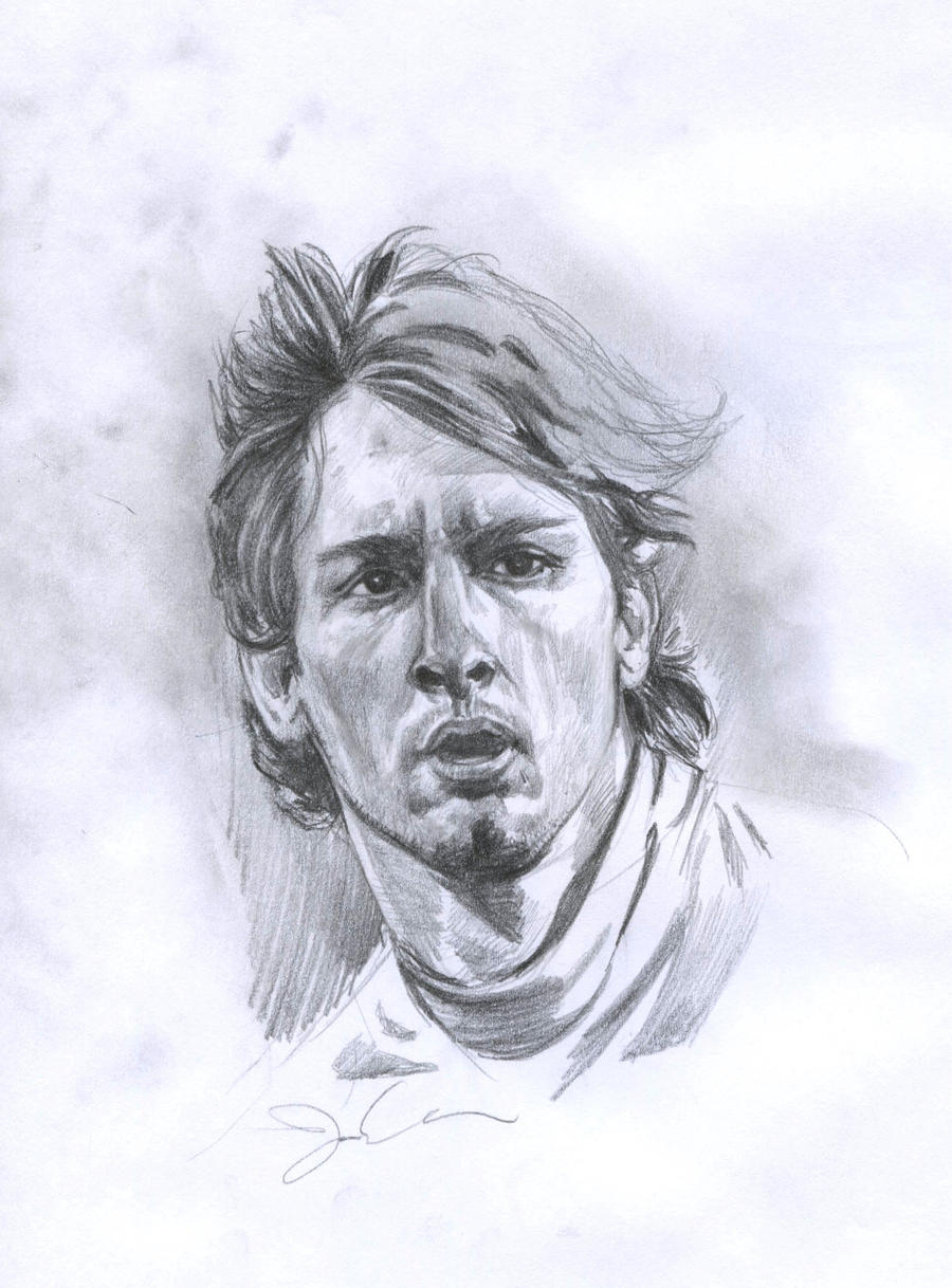 Who draw a Messi steps