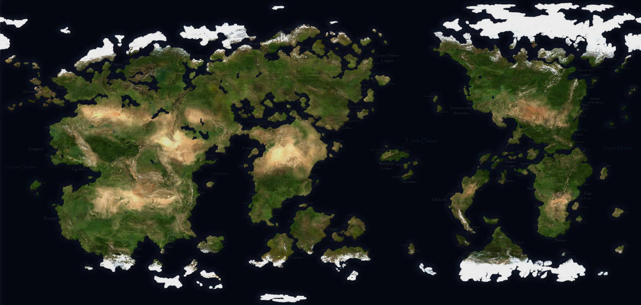 Alternate World Map by DaftPanzerUK on DeviantArt