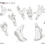 Cartoony Modelsheet Hand and Feet Mumba