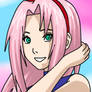 Sakura Haruno smiling