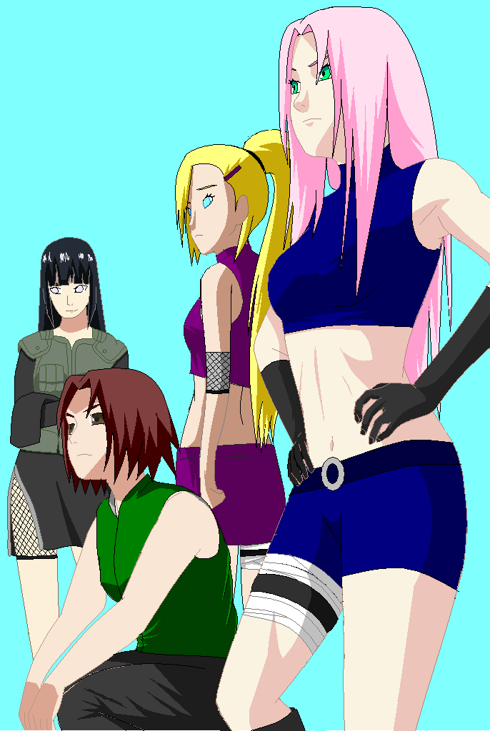 Naruto Girls On Pixels By Ioana24 On Deviantart Naruto Girls On Pixels By Ioana24 On Deviantart