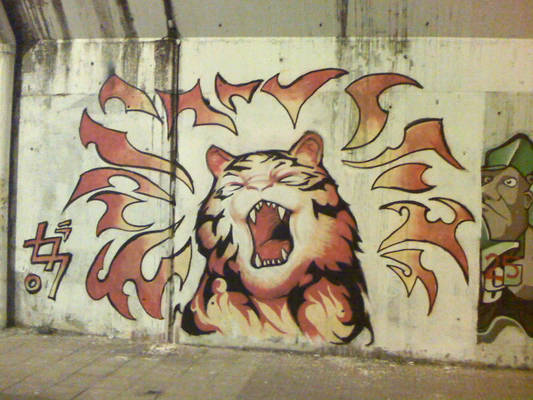 Flaming Fire Tiger