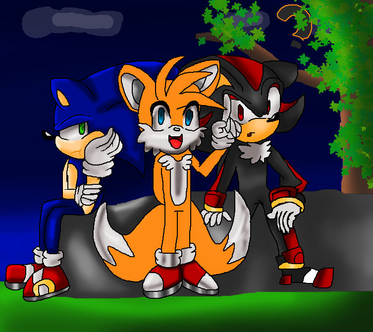 Chibi Sonic, Tails and Shadow (2) by Shadow-Lover4127 on DeviantArt